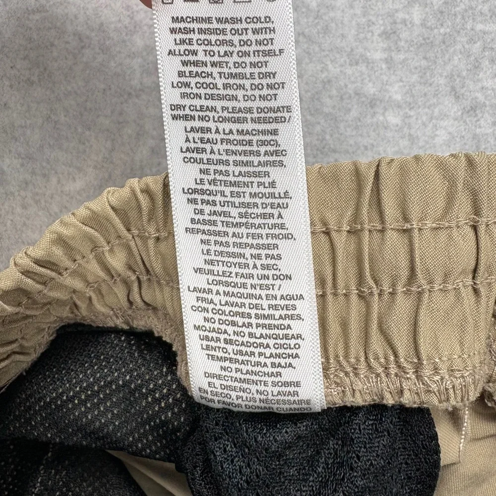 Hurley Jogger Pants Boys 18/20 Tan Stretch Performance H2O-Dri Lightweight Teen‎